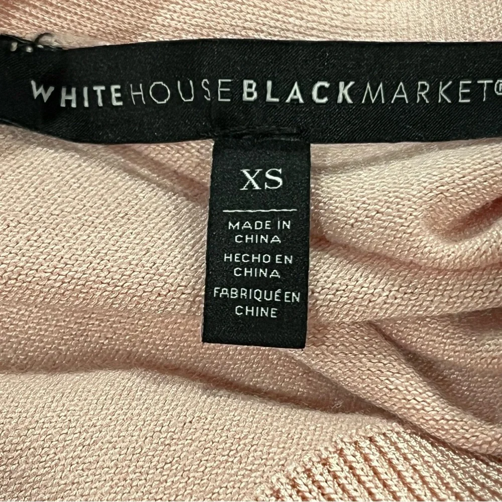 WHBM long sleeve pale pink open long cardigan/ duster - Picture 10 of 12